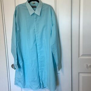 Stacy Adams Sky Blue Dress Shirt 19-34/35 NWOT